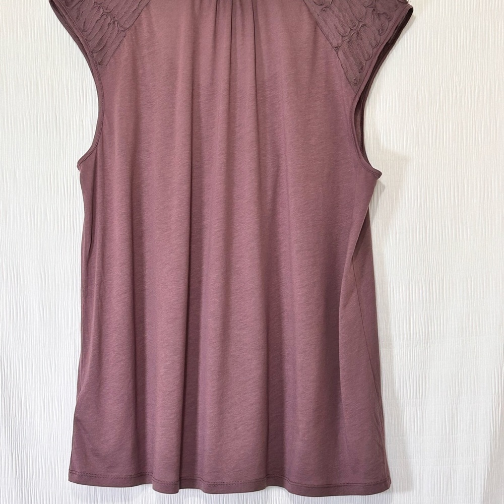 Meadow Rue Pink Ruffled Blouse with Elegant Style - Picture 3 of 6